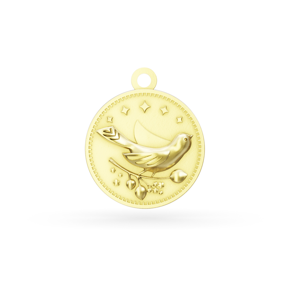 LICENSED TO CHARM Licensed to Charm - Gold Vermeil Enchanted Animals Bird Charm