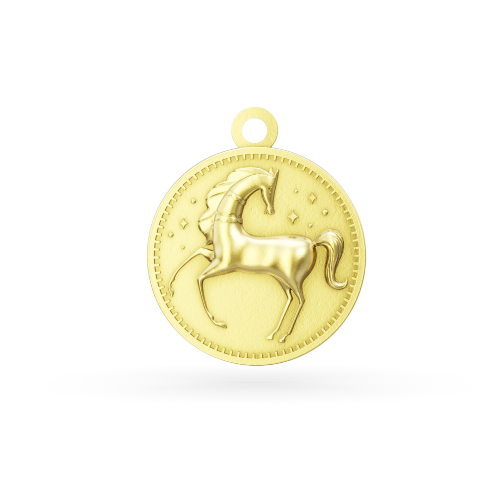 LICENSED TO CHARM Licensed to Charm - Gold Vermeil Enchanted Animals Horse Charm