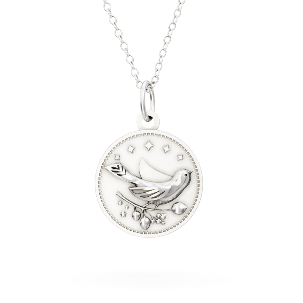 LICENSED TO CHARM Licensed to Charm - Sterling Silver Enchanted Animals Bird Necklace Set