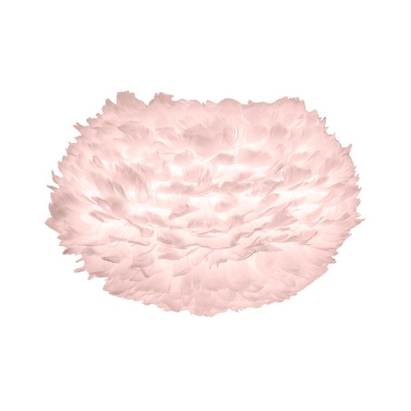 UMAGE Medium Light Rose Goose Feathers Eos Lampshade