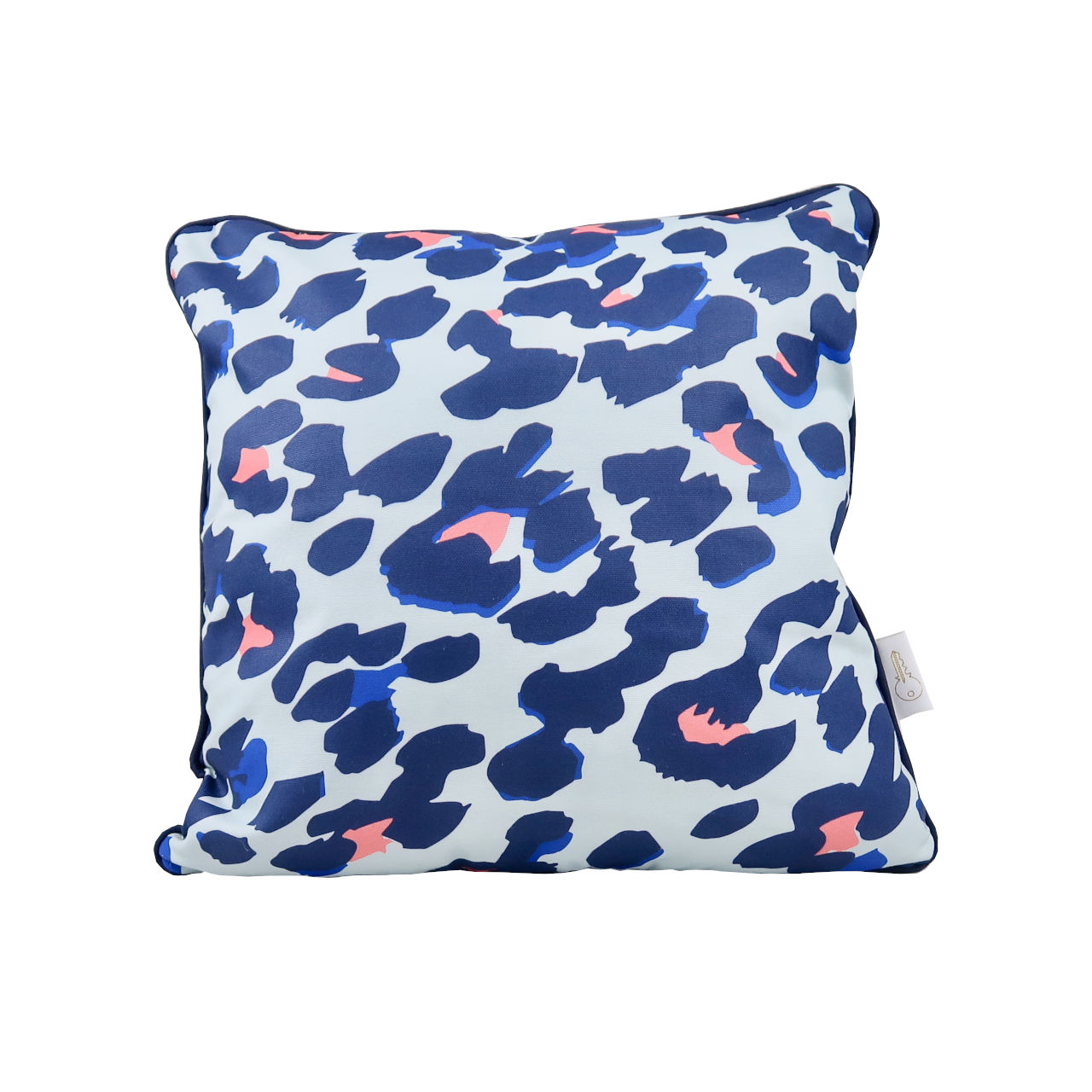 Harris & Hall Blue Leopard Print Cushion