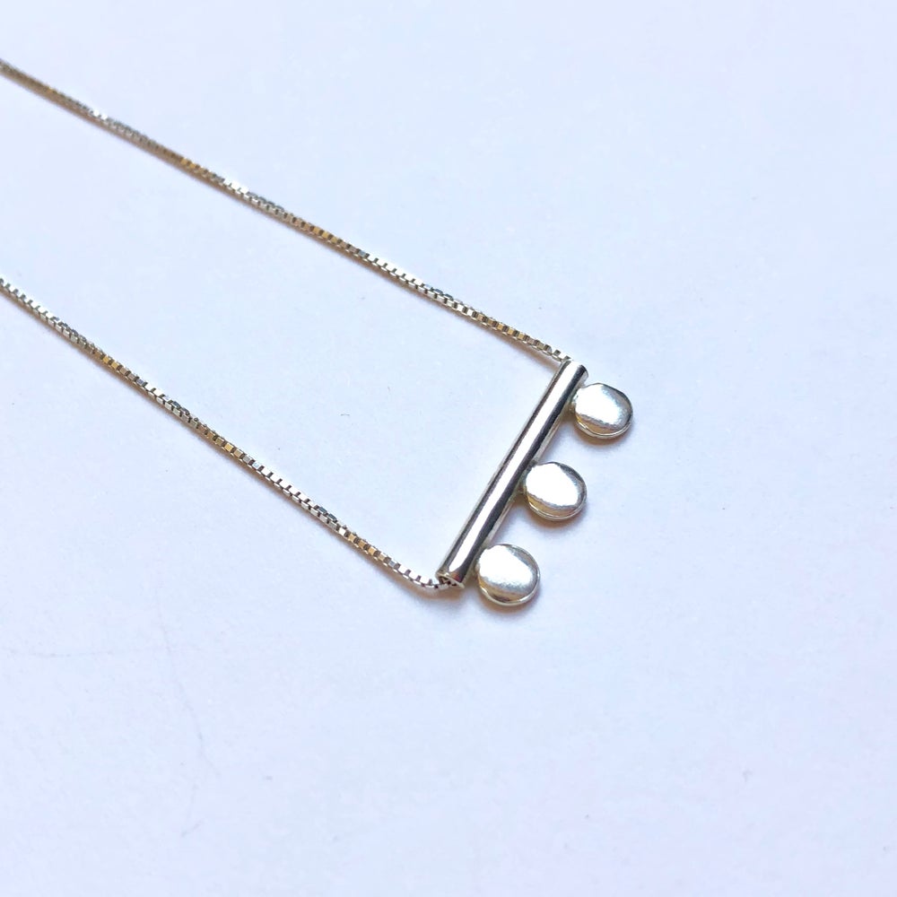 lima-lima Three Dots Necklace Eco Recycled Sterling silver