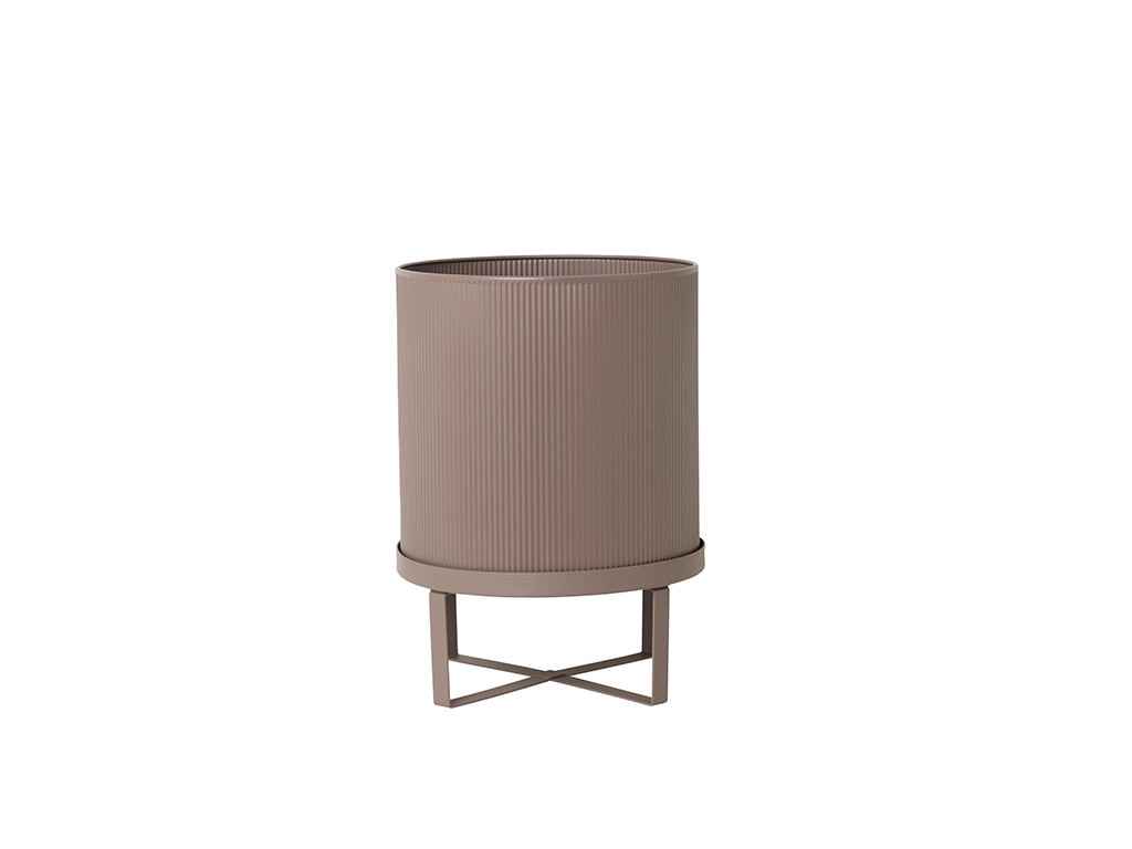 Ferm Living Large Powder Coated Galvanized Steel Bau Pot