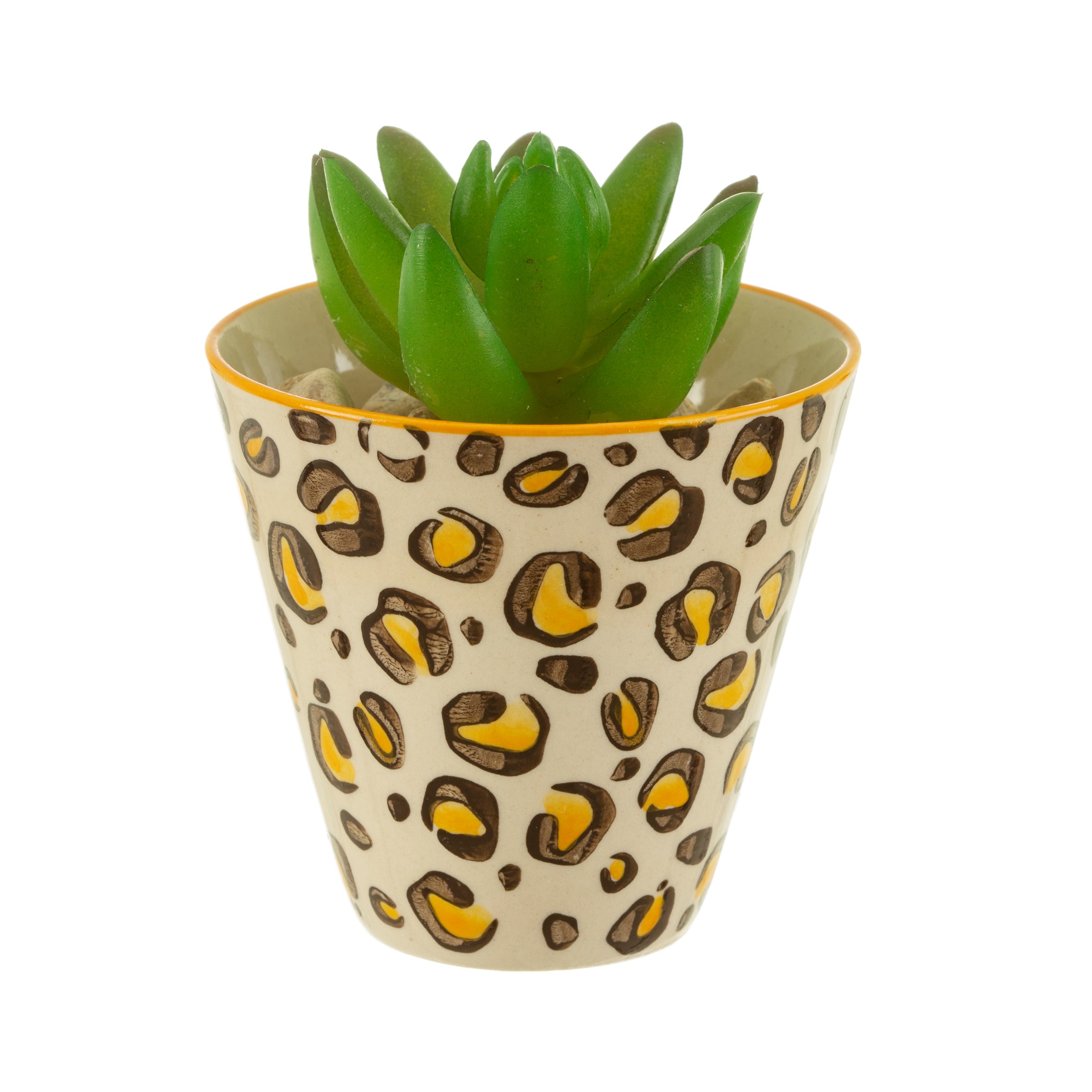 Sass & Belle  MINI LEOPARD LOVE PLANTER