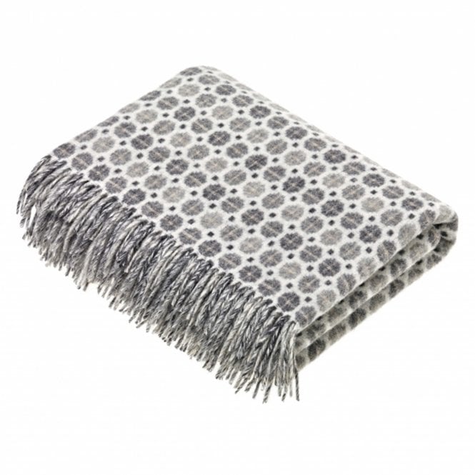 Bronte by Moon Grey Milan Luxury Merino Lambswool Throw 140cm x 185cm