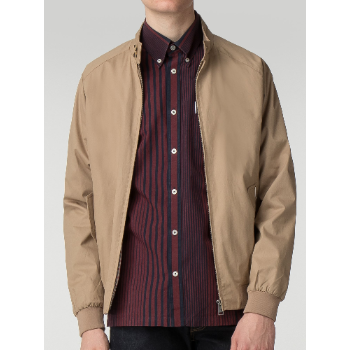 Ben Sherman Sand Cotton Harrington Jacket