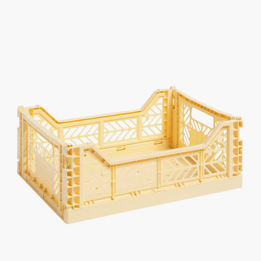 HAY Colour Crate Medium Light Yellow