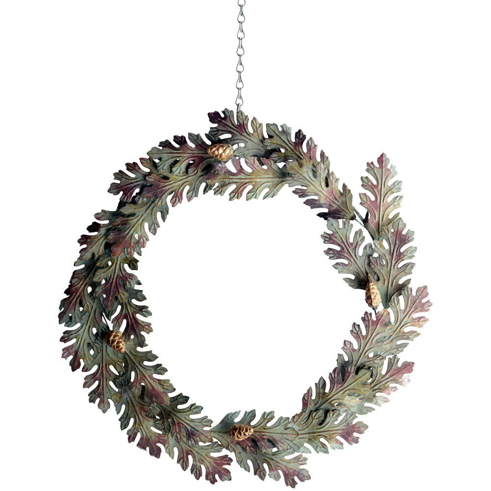 Grand Illusions Oak Leaf and Cone Wreath