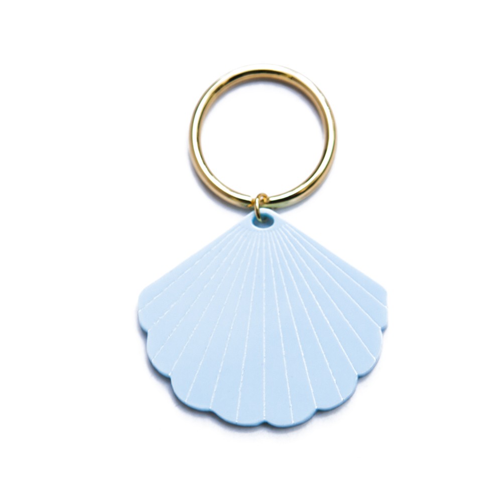 sept cinq Blue Plexiglass Keychain