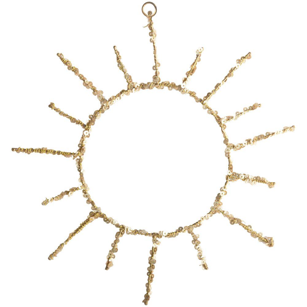 Grand Illusions Gold Jewelled Sun Decoration