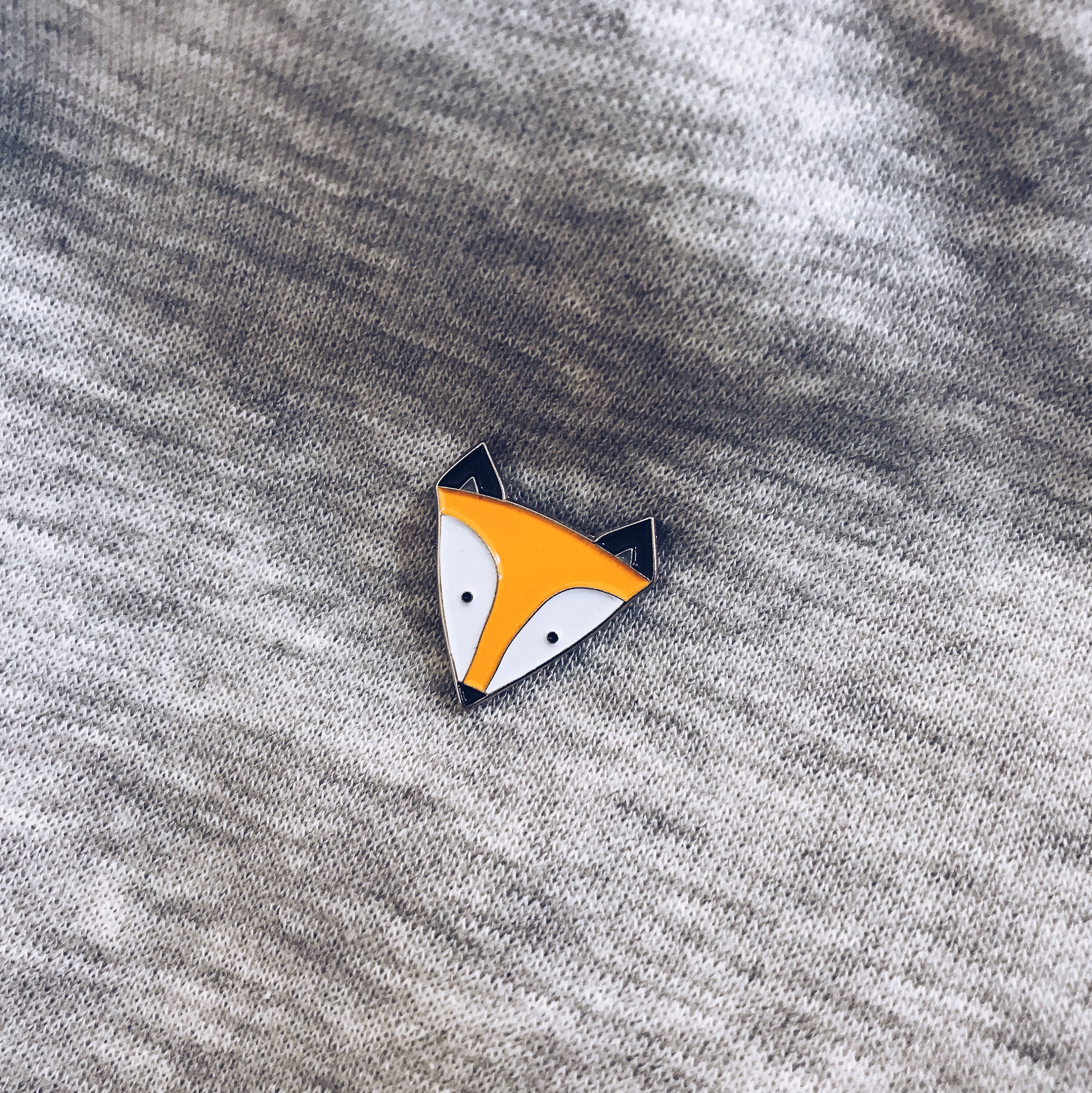 My Name is Mir Little Fox Enamel Pin