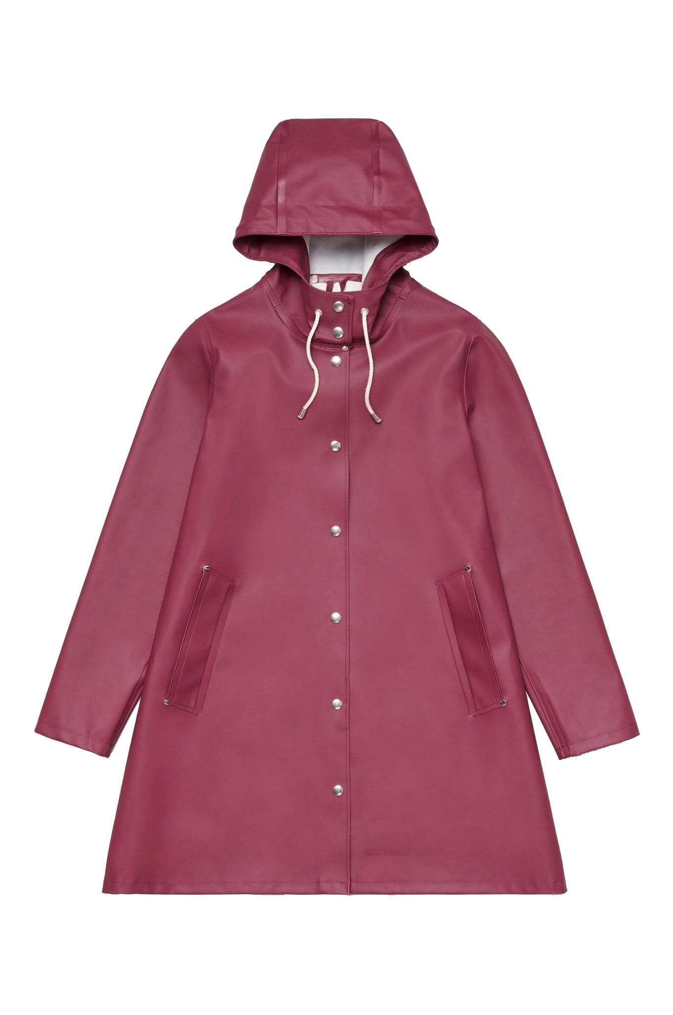 Stutterheim Burgundy Womens Mosebacke Raincoat