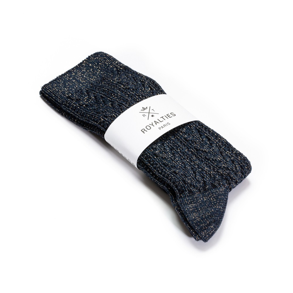 Royalties Blue Cotton Eddie Sapphire Socks