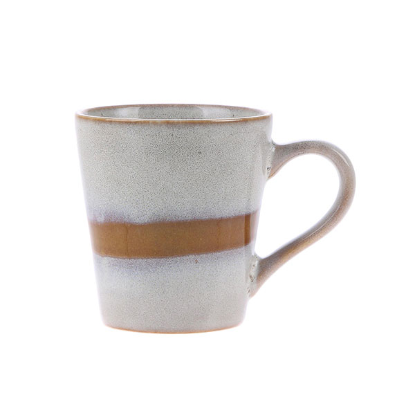 HK Living 80ml Snow 70s Ceramic Espresso Mug