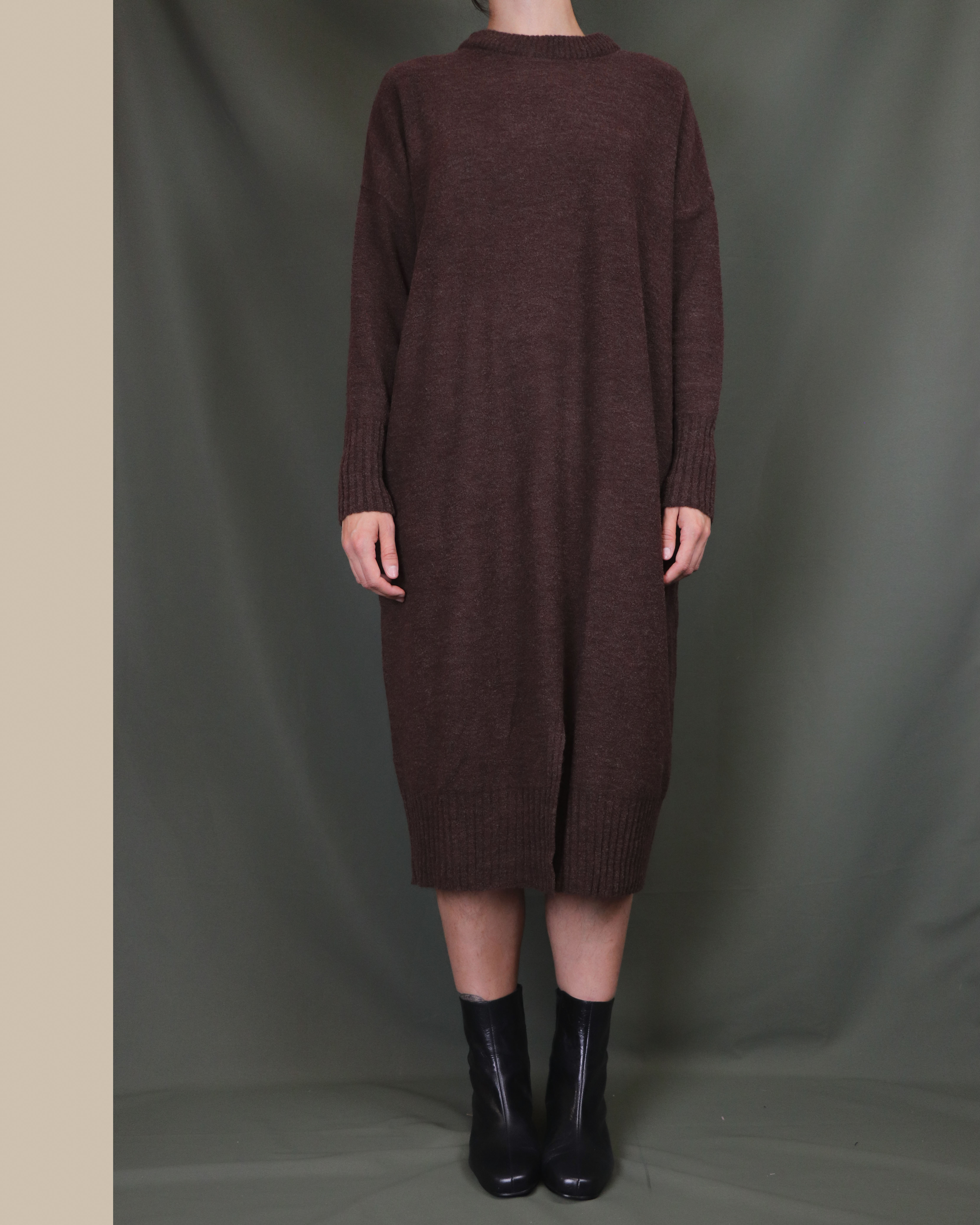 Diarte Chocolate Wool Dress