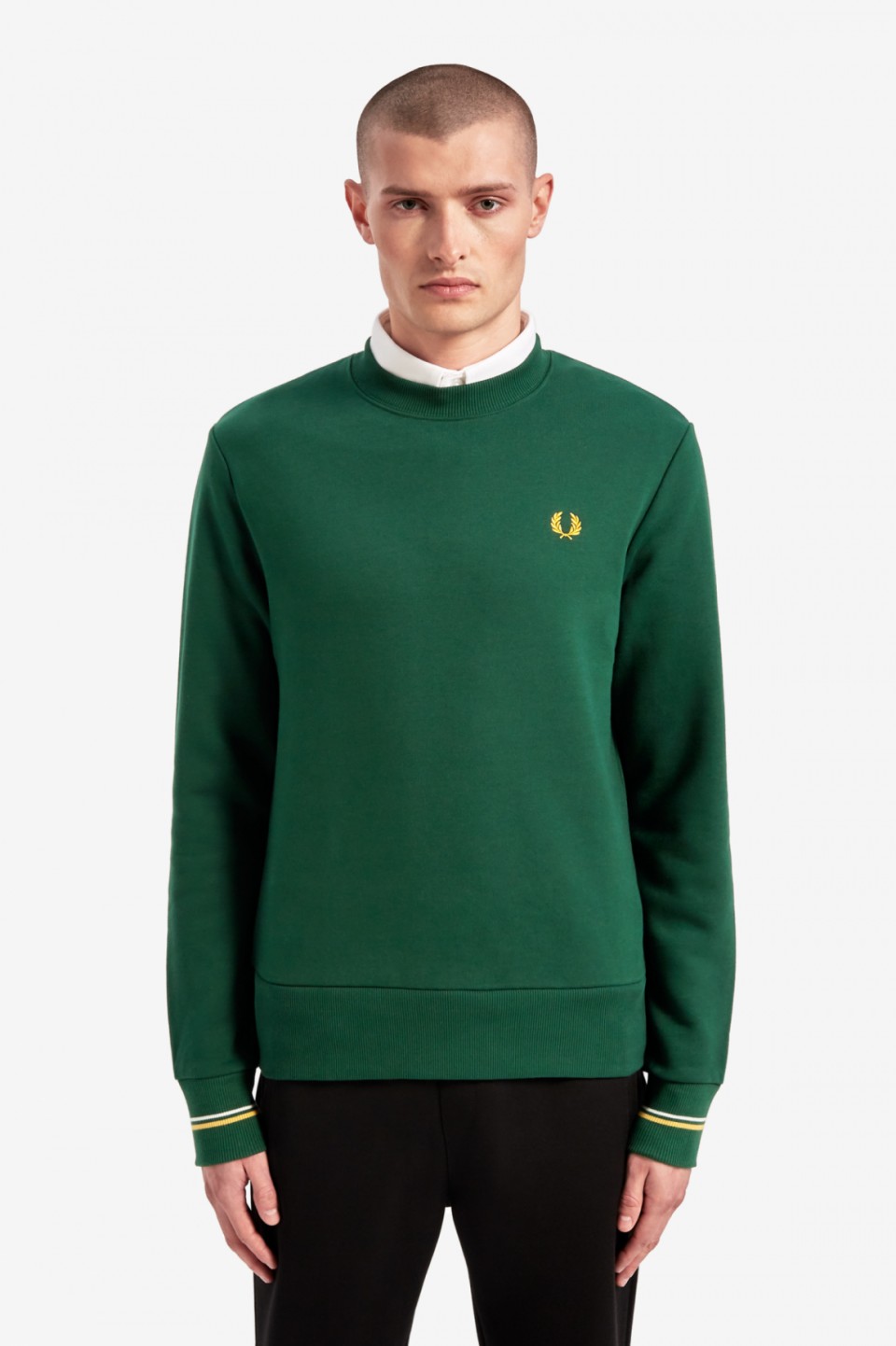 Fred Perry Ivy Cotton Crew Neck Sweatshirt