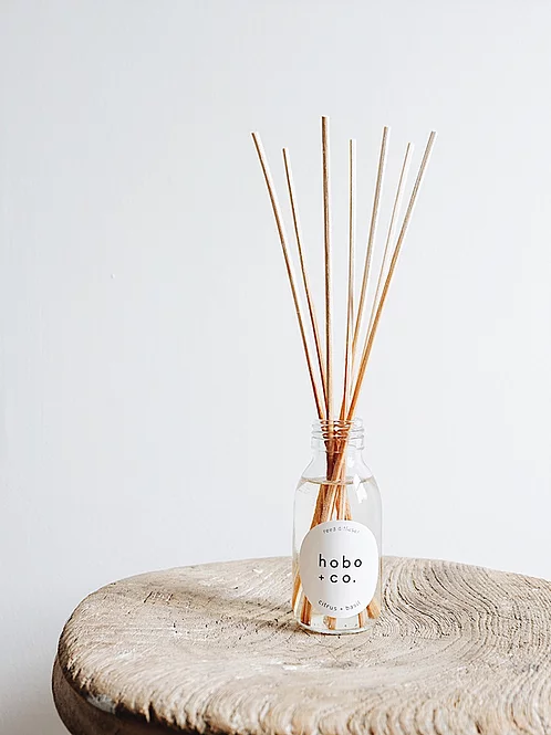 Hobo + Co Citrus and Basil Reed Diffuser