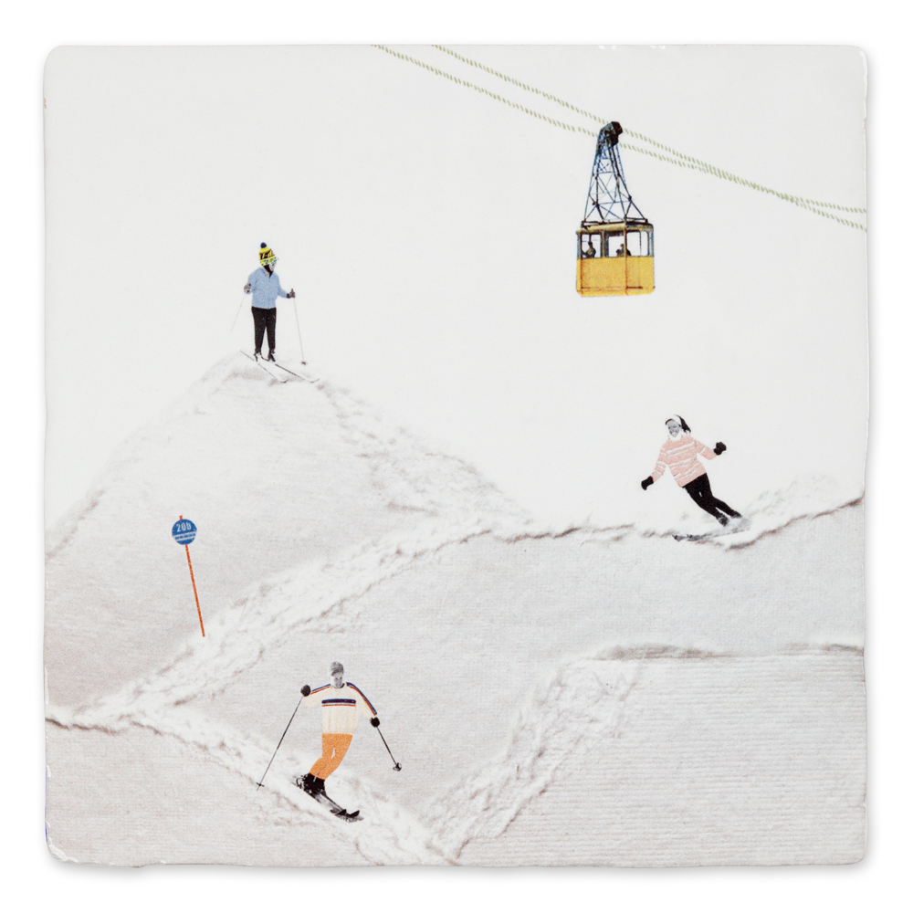 STORYTILES Medium Winter Sports Ceramic  Tile