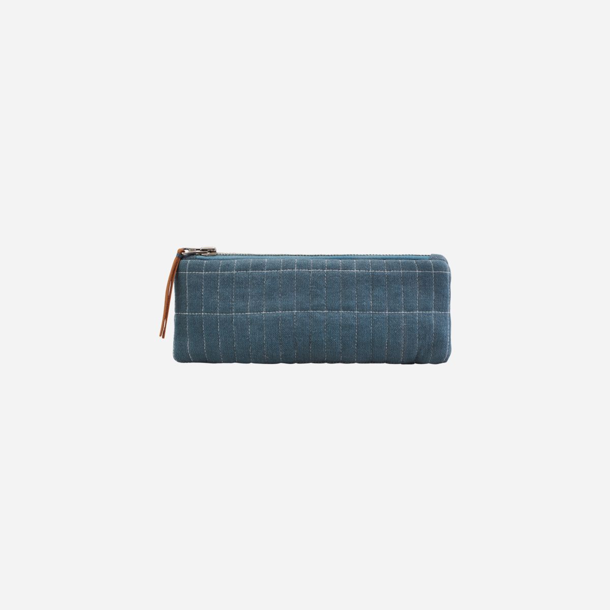 Monograph Blue Cotton and Polyester Normal Pencil case