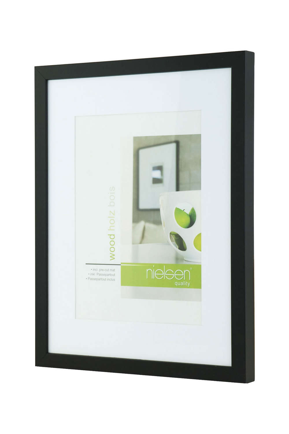 Nielsen 30x40cm Black Wood Apollo Frame