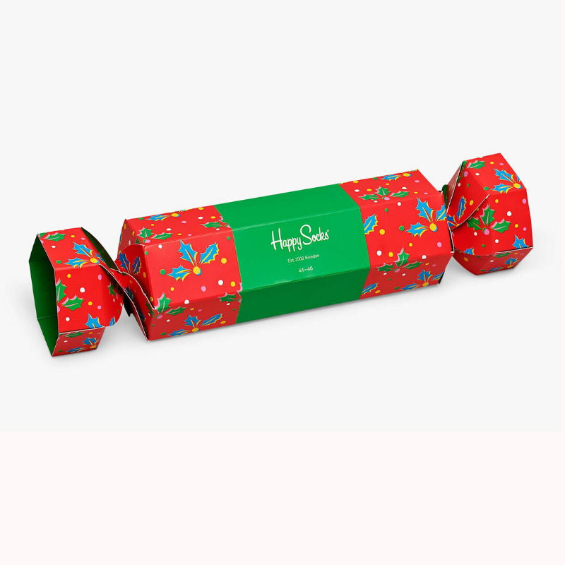 Happy Socks  Christmas Cracker Gift Box - Holly