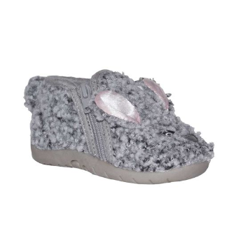 little-mary-light-grey-textile-lapin-zip-bunny-kids-booties