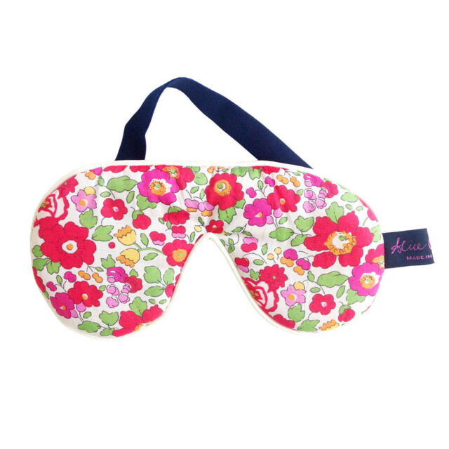 Alice Caroline Liberty Print Eye Mask in Betsy Red