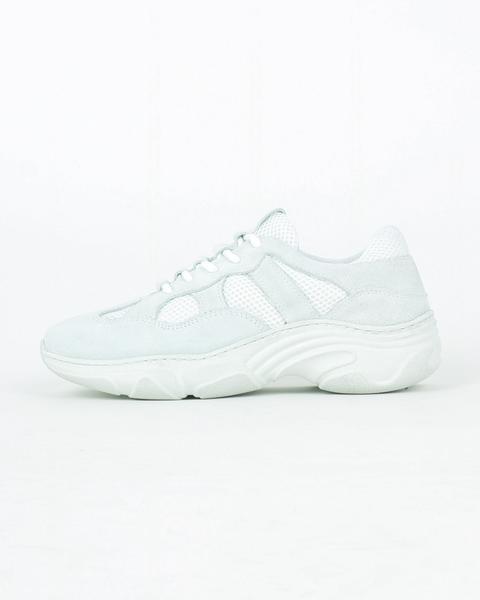 Trouva: Front Sneaker White Textile Suede