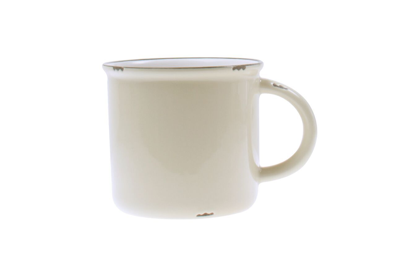 Canvas Homeware Cream Tinware Mug