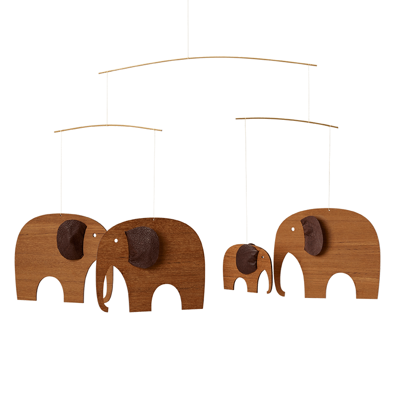 Flensted Mobile Elephant Party Teak