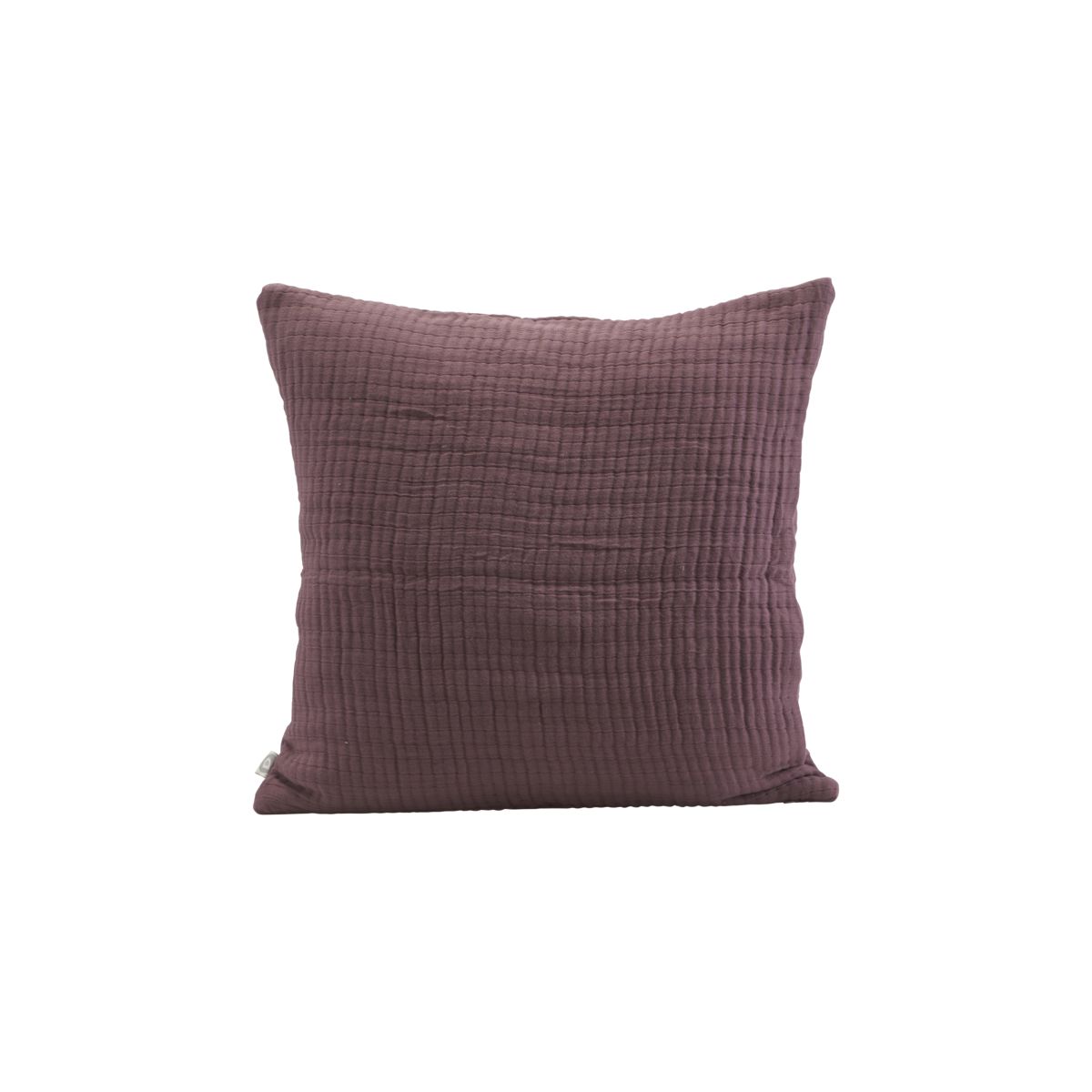 House Doctor Pure Cotton Lia Cushion in Bordeaux Burgundy