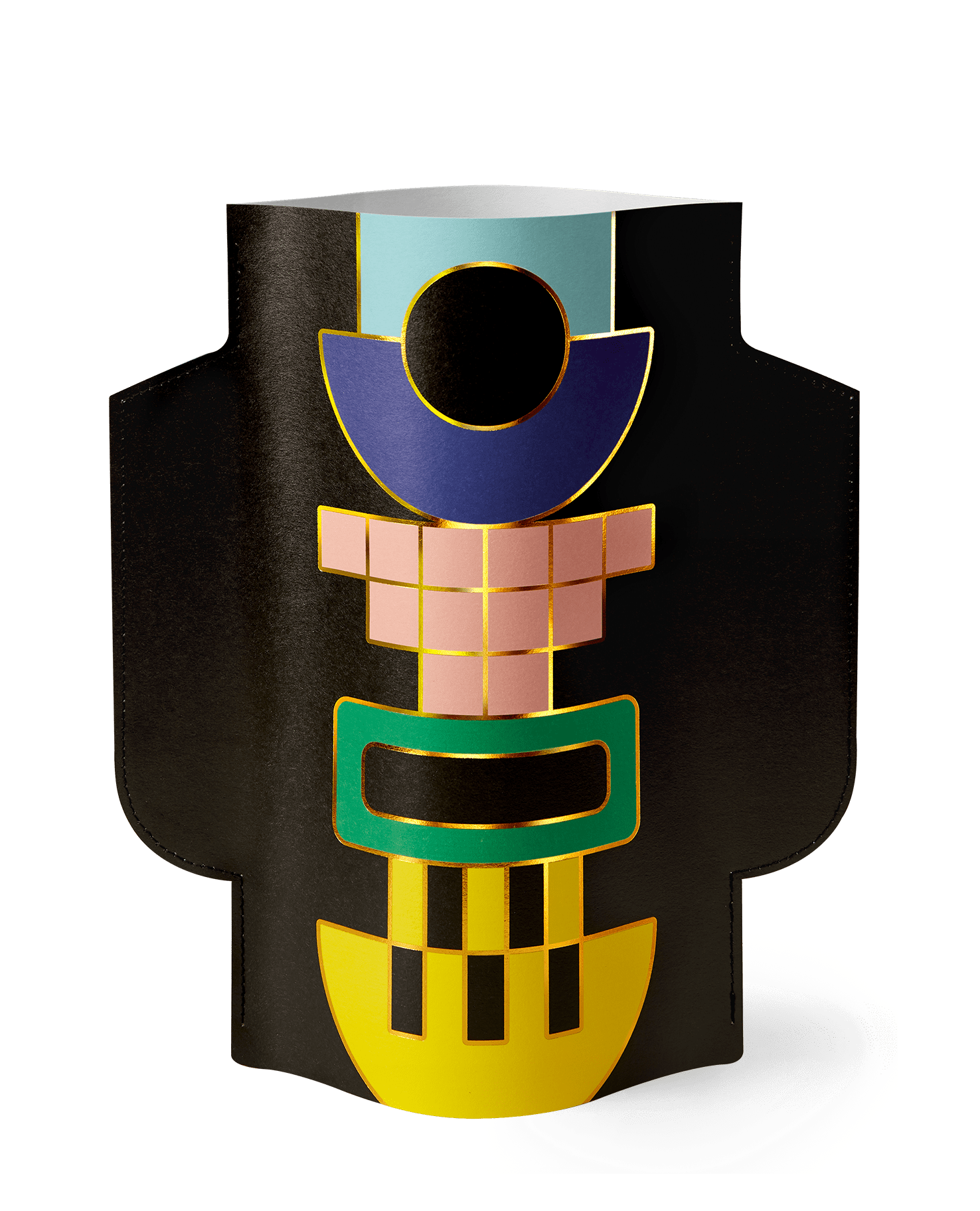 Cuemars Paper Vase Templo - black