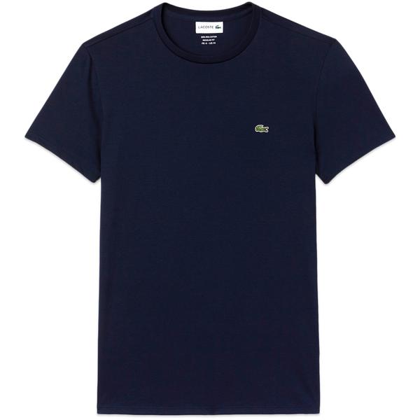 Lacoste Navy Th 6709 Pima Cotton T Shirt
