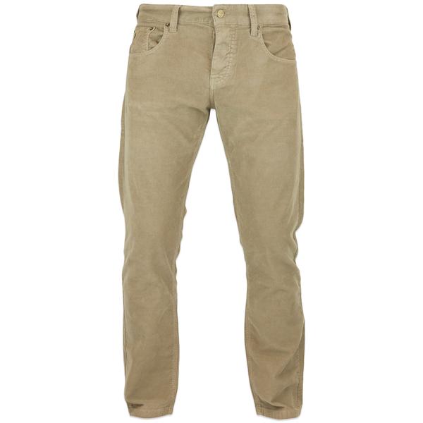 Lois Dark Sand Sierra Needle Cord Trouser