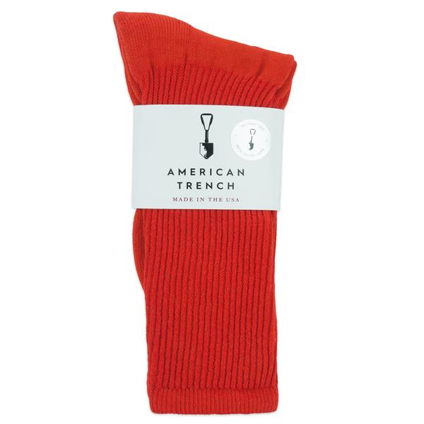 American Trench Orange Mil Spec 1013 Socks