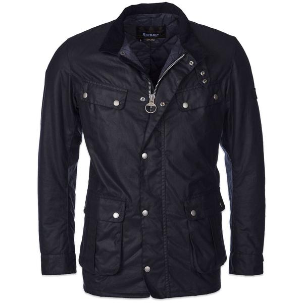 Duke Wax Jacket Navy - Trouva