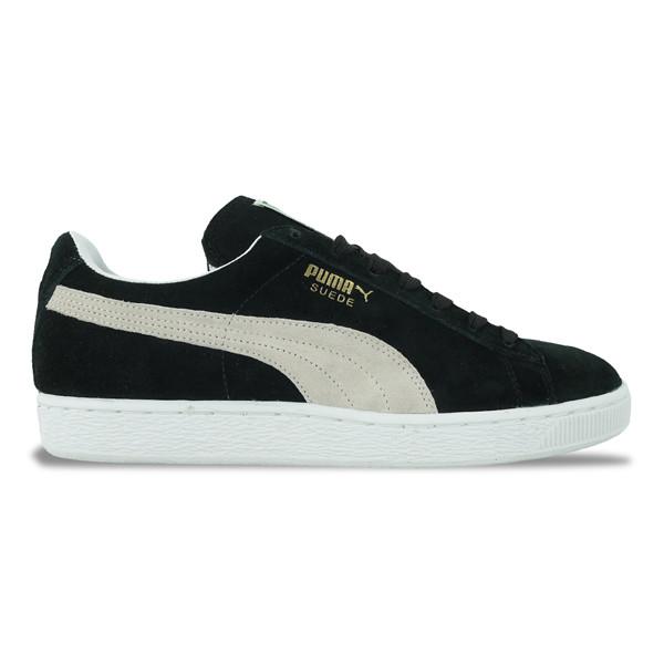 Puma Suede Classic Trainers Black White