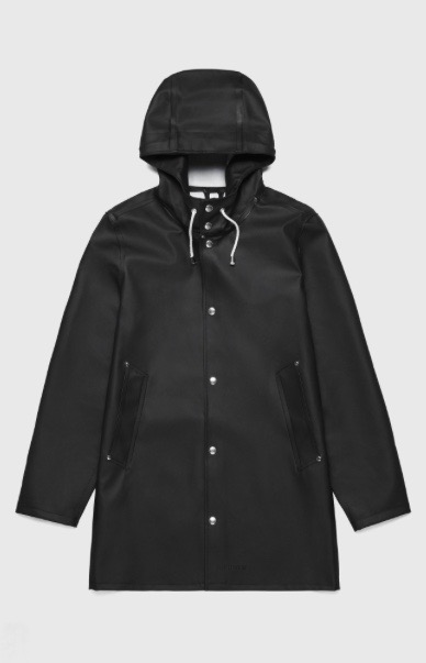 Stutterheim Black Stockholm Raincoat