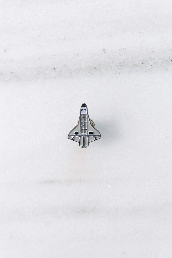 The Wandering Orion Spaceship Pin