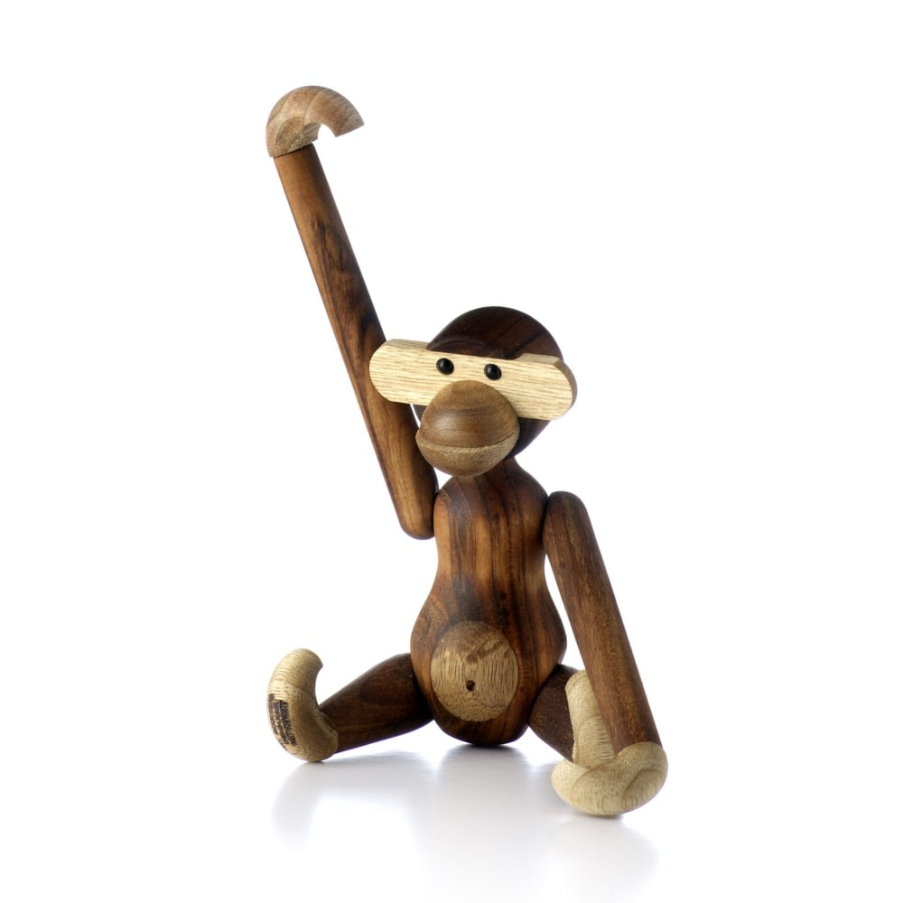 KAY BOJESEN DENMARK Small Wooden Monkey