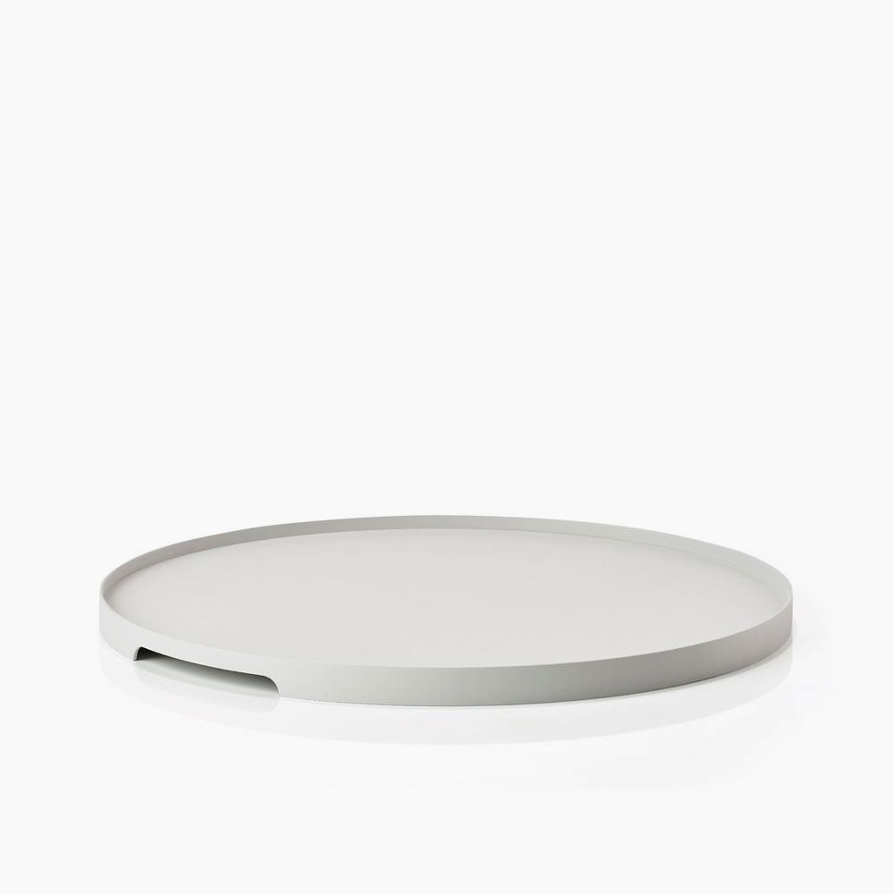 Zone Denmark Tray Singles Warm Grey Round 35 cm