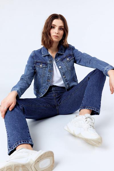 DR.DENIM Blue Nora Jeans Mid Retro