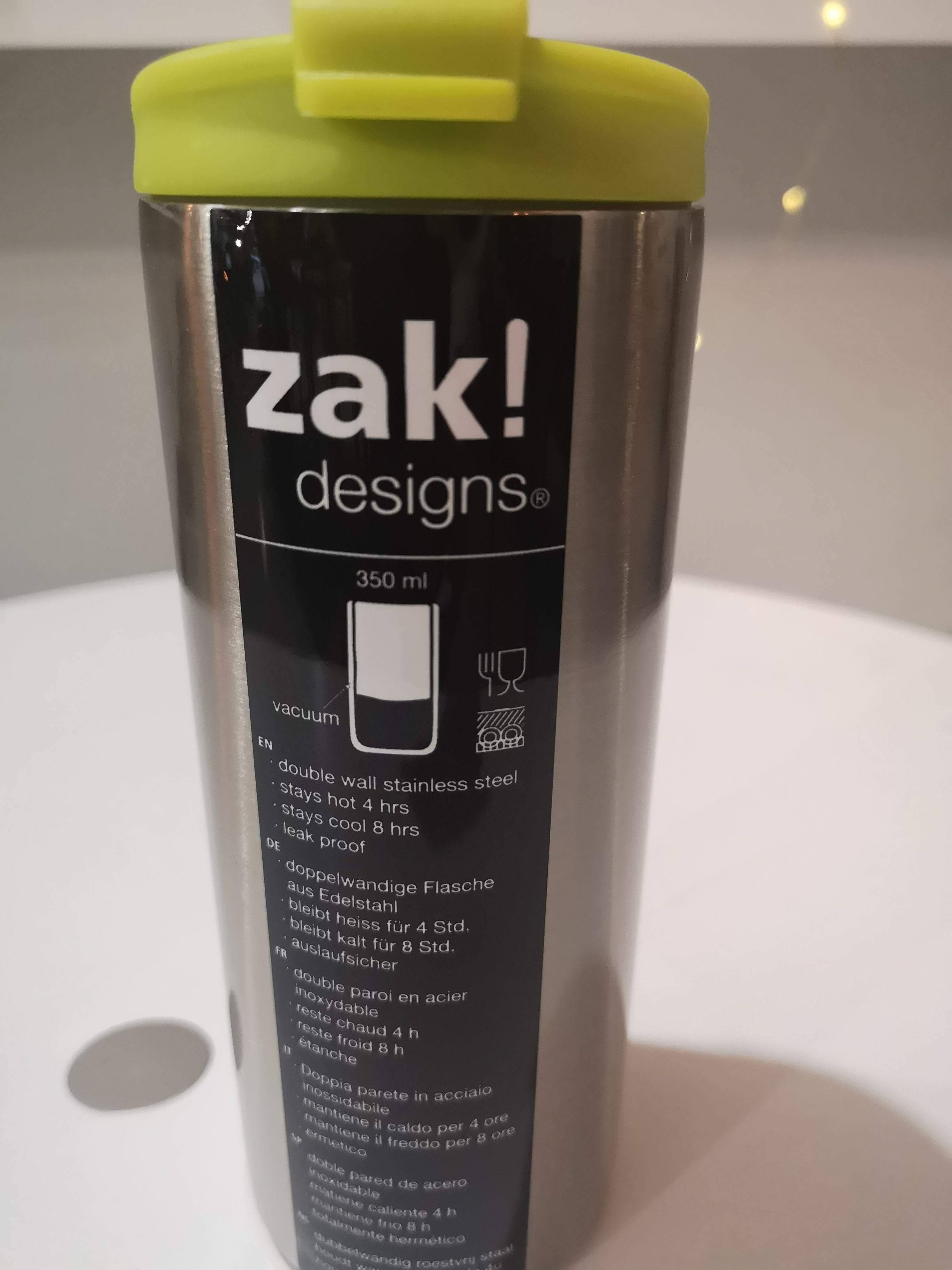 ZAK! DESIGNS Green Stainless Thermos