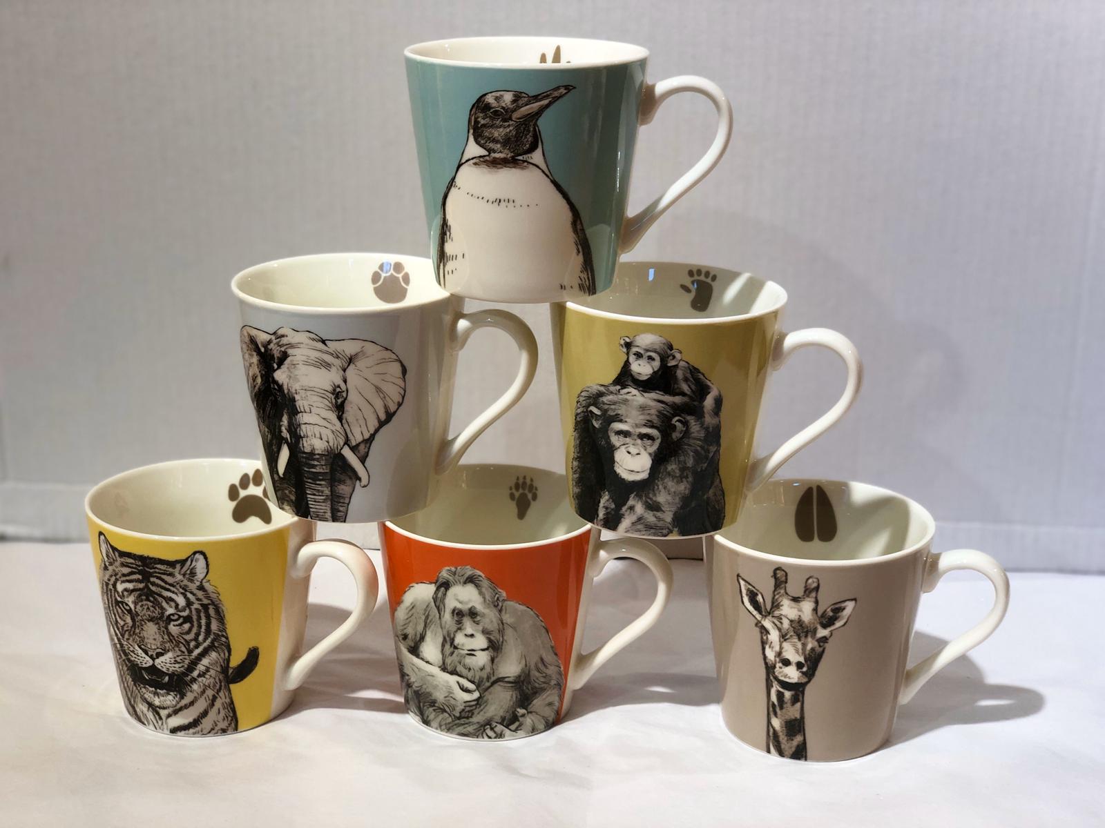 Churchill The Kingdom No 2 Set of 6 Mugs 