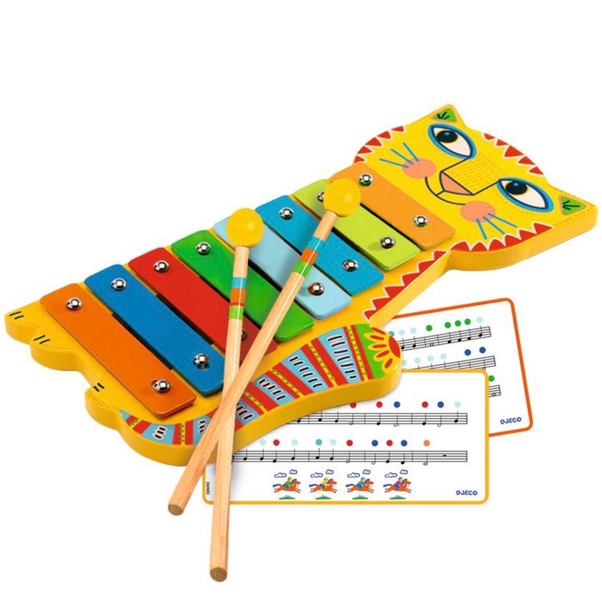 Djeco  Animambo Cat Metallophone Toy Age 3+