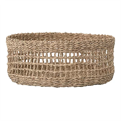 Bloomingville Large Natural Seagrass Rush Basket