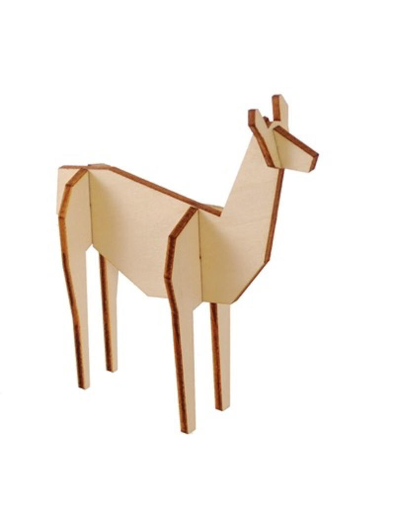 Vanhalst Medium Wooden Lama Design Nordic Puzzle