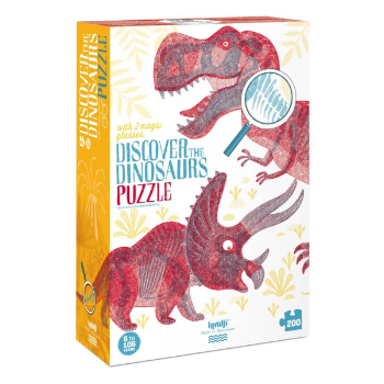 Londji Cardboard and Paper Discover The Dinosaurs Puzzle Game