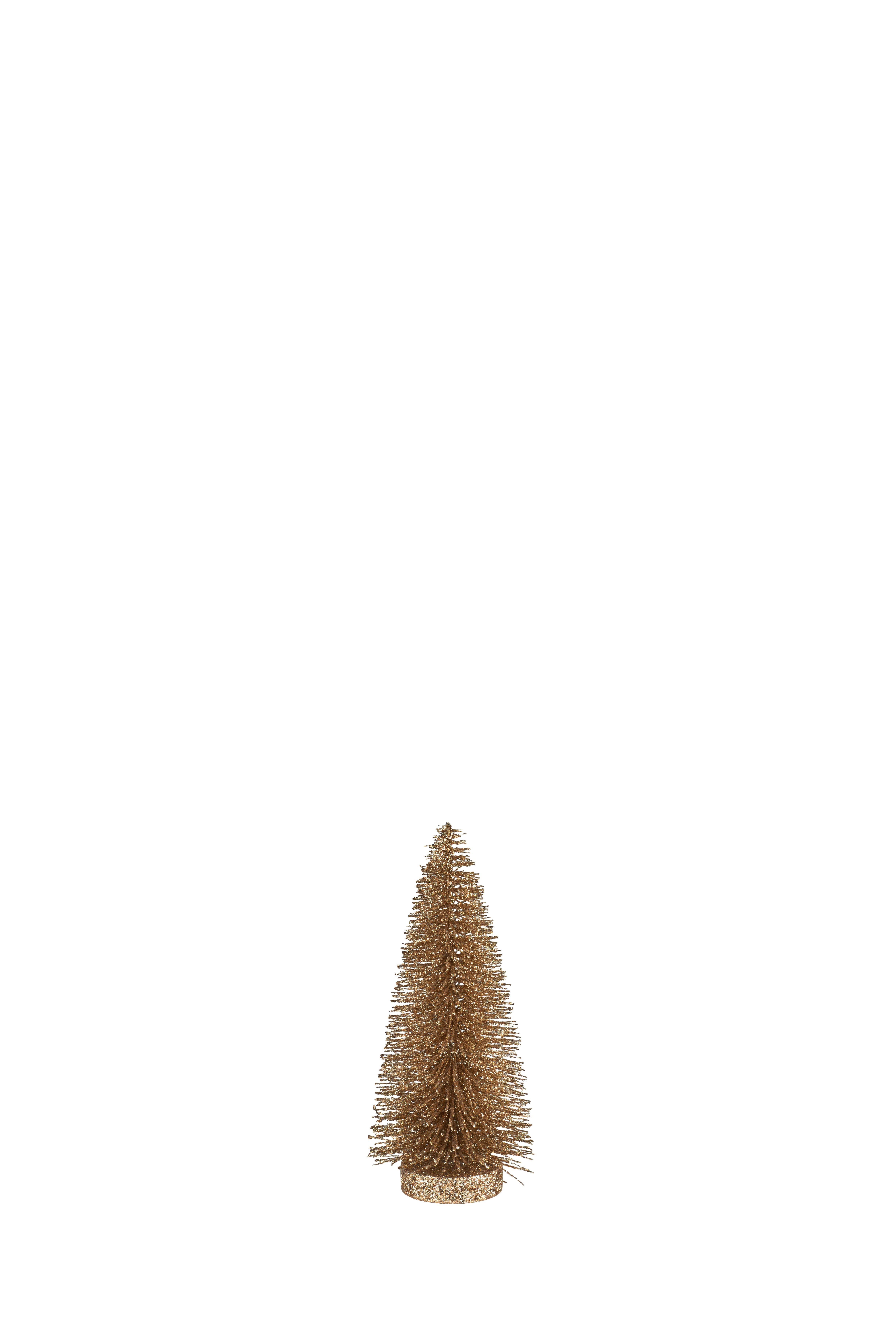 Gold Decorative Tabletop Christmas Tree Small H 20cm