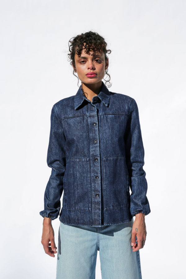 Happy Haus Indigo Denim Worker Jacket